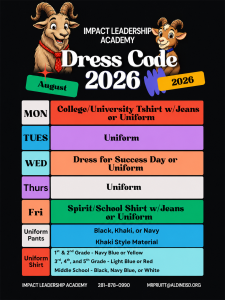 2026 Dress code